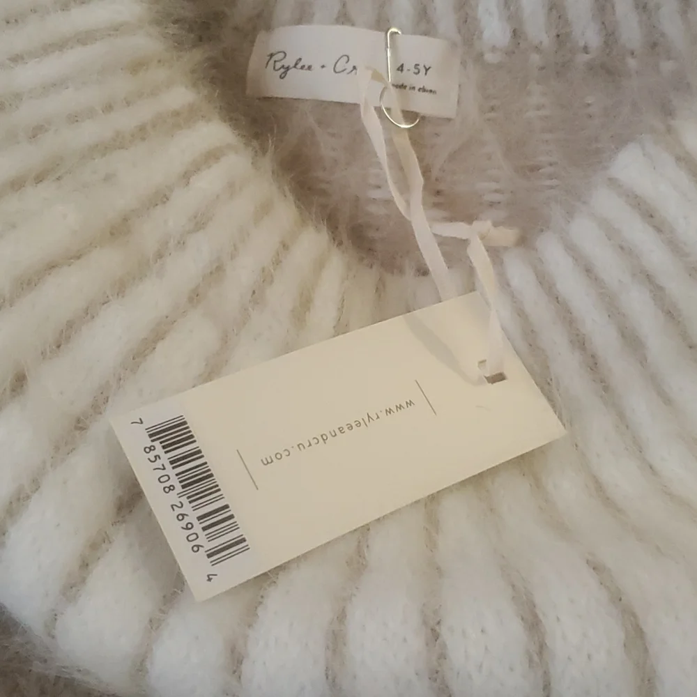 NWT Rylee + Cru Sweater 4T 5T GIRL'S - Picture 2 of 4